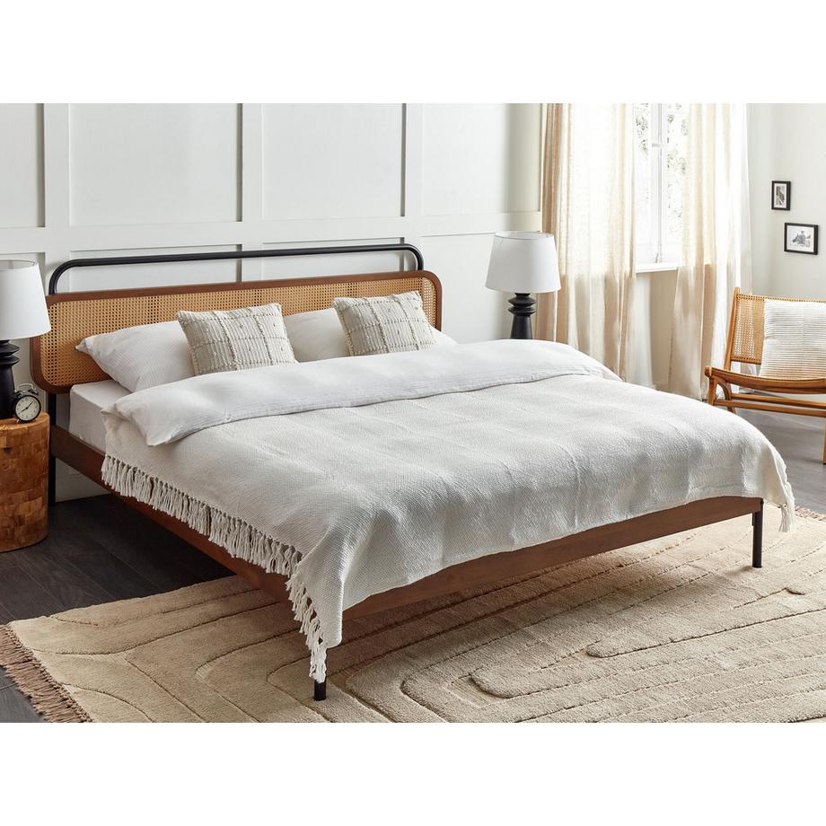 Beliani Boho Chaohani Couverture en Acrylique  