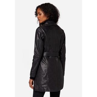 RICANO  Manteau en cuir  Kate, trench avec ceinture 