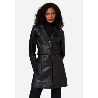 RICANO  Manteau en cuir  Kate, trench avec ceinture 