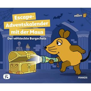 FRANZIS Jugend Escape Adventskalender mit der Maus - Der versteckte Burgschatz  