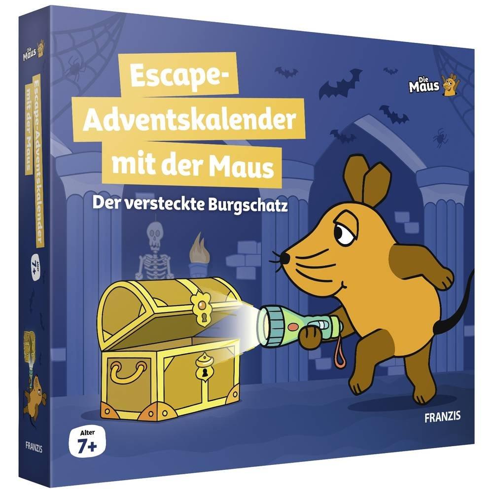 FRANZIS Jugend Escape Adventskalender mit der Maus - Der versteckte Burgschatz  