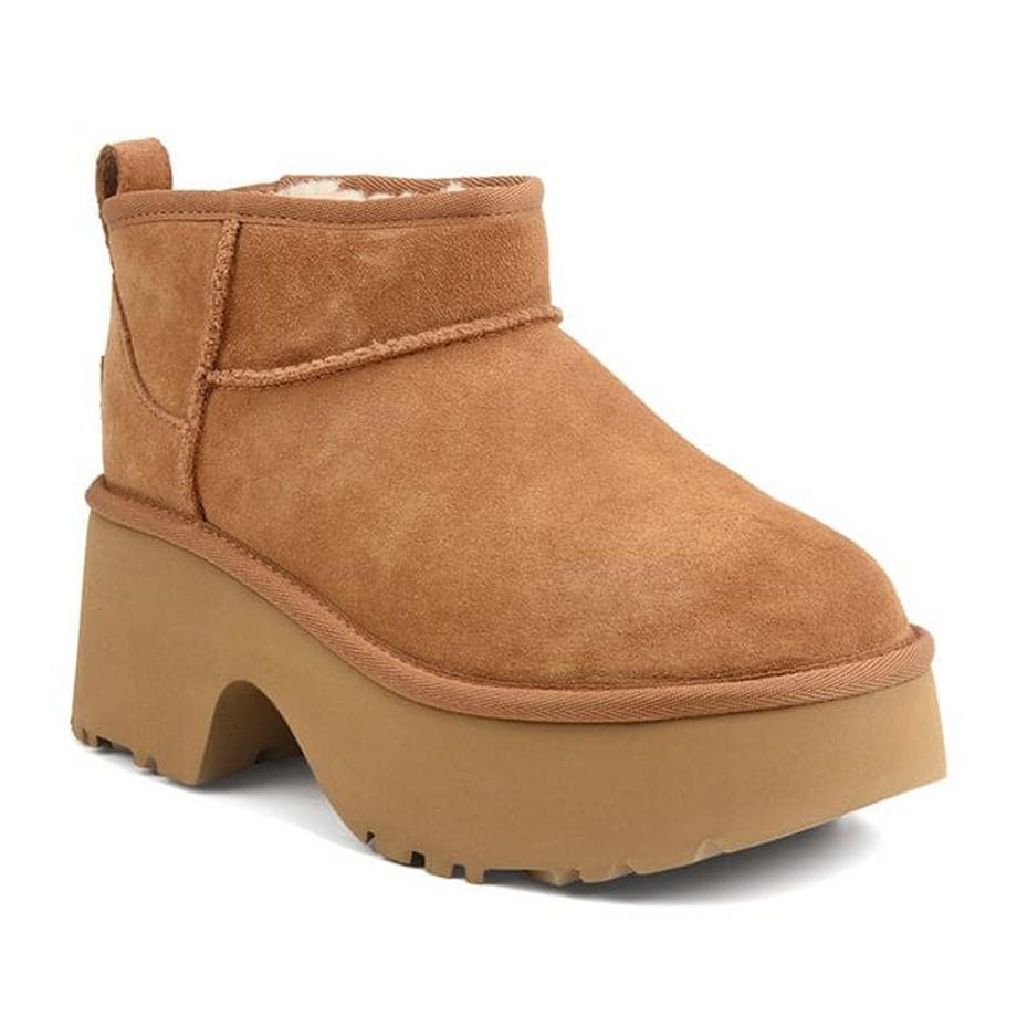 UGG  W Classic Mini New Heights Chesnut 