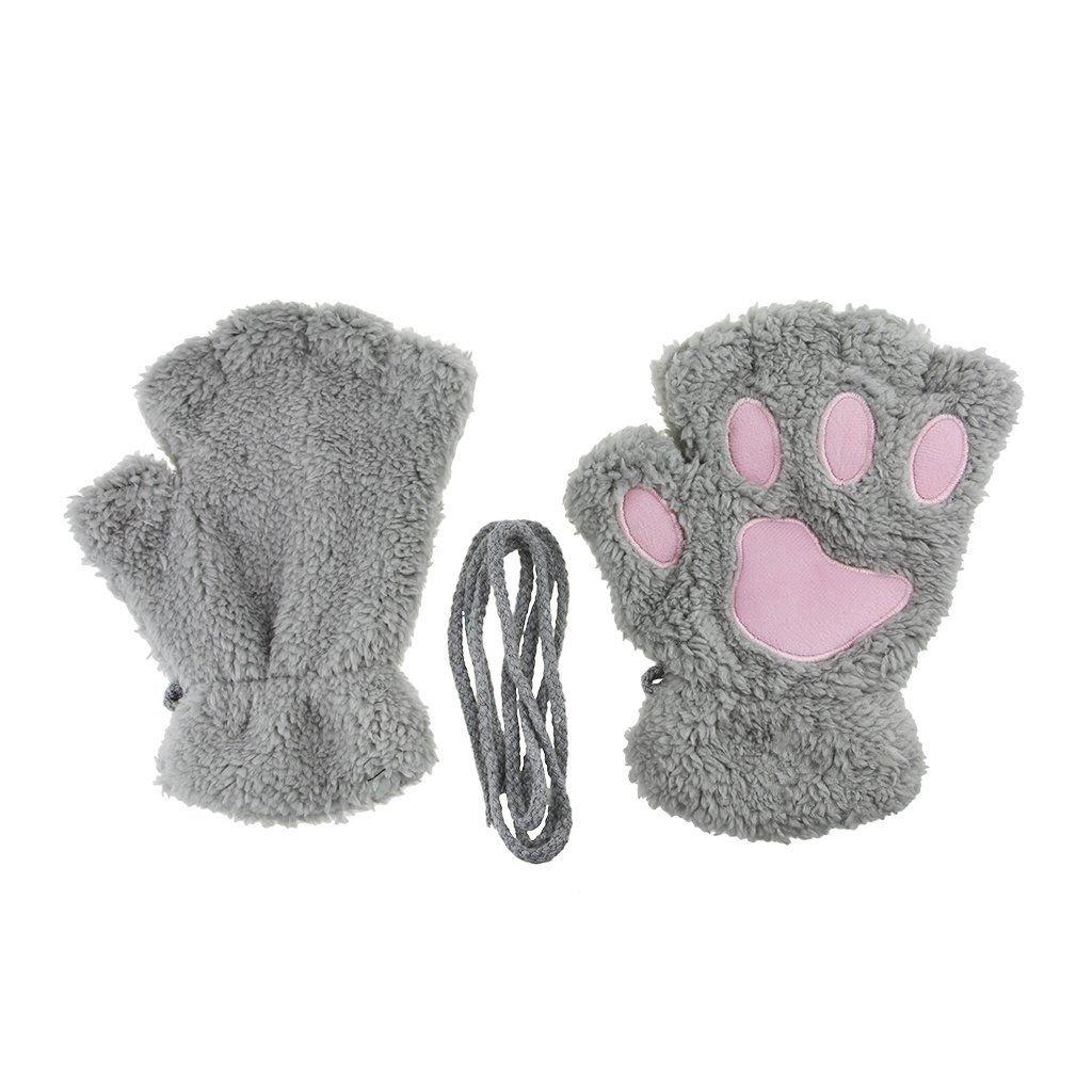 eStore Mitaines Douces Motif Patte Sans Doigts  