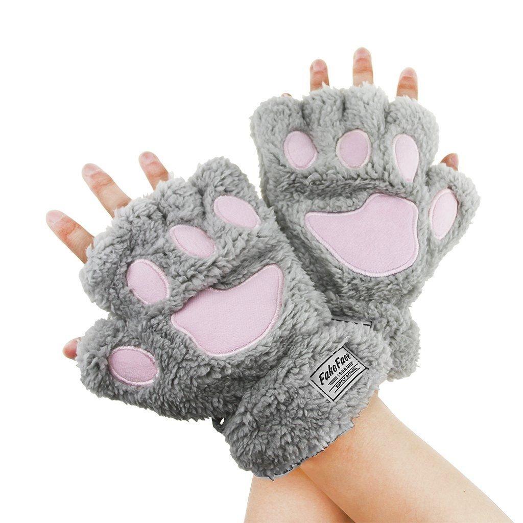 eStore Mitaines Douces Motif Patte Sans Doigts  