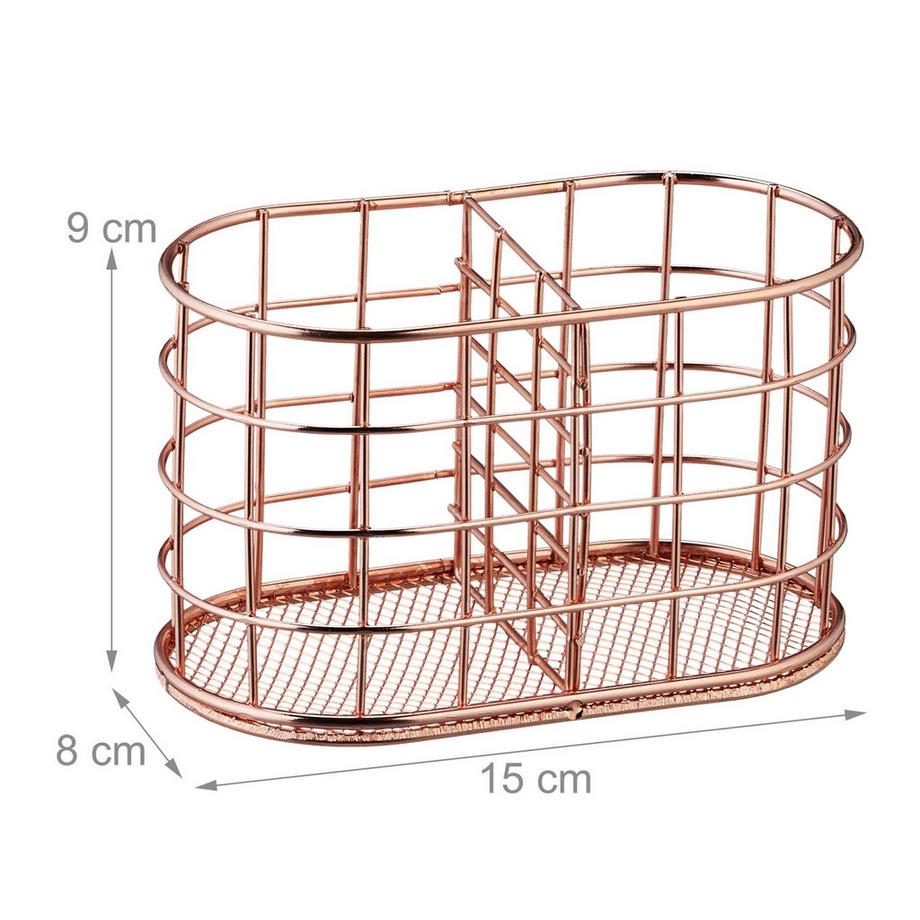 B2X Fusto della penna 2 scomparti oro rosa  