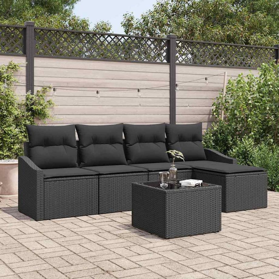 VidaXL Divano da giardino Polyrattan  