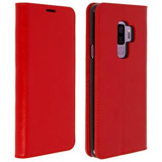 Avizar  Étui folio Cuir Rouge Galaxy S9 Plus 