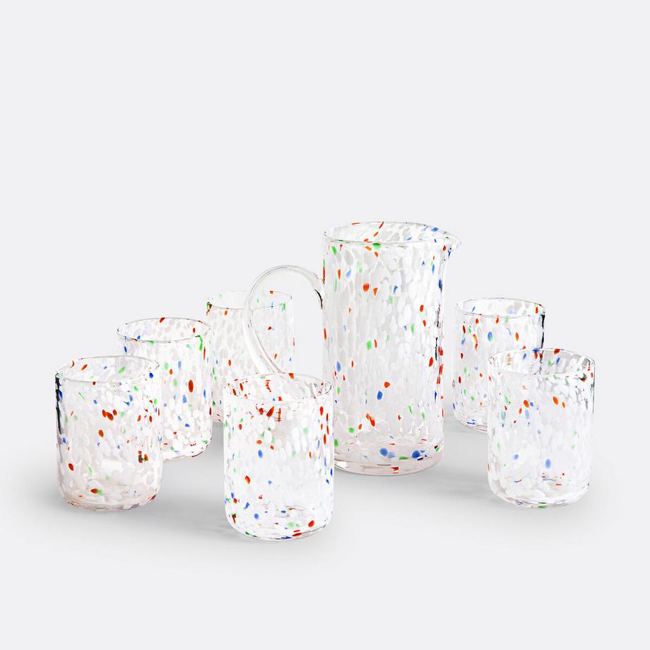 La Redoute Intérieurs Carafe en verre moucheté  