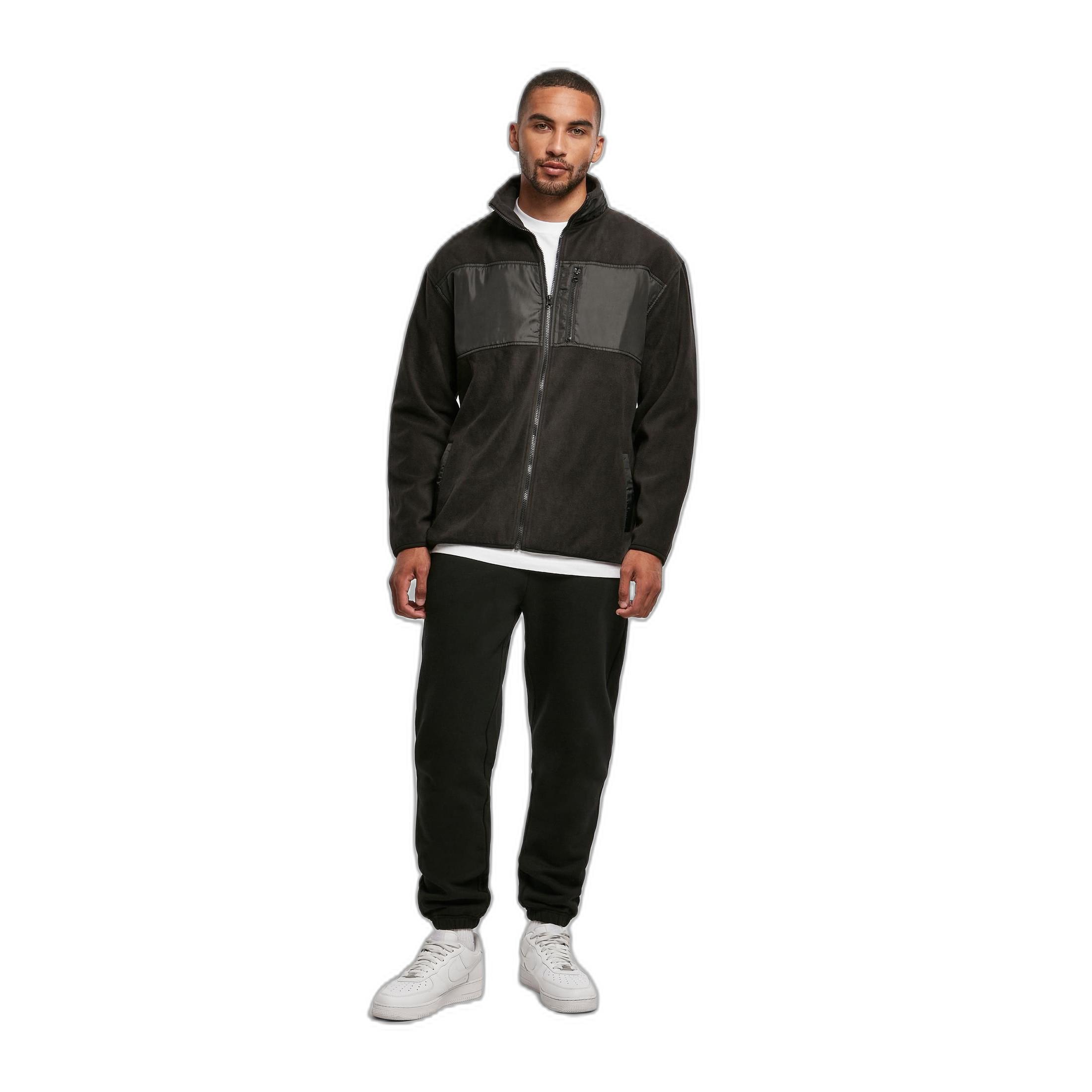 URBAN CLASSICS Fleece Patched Micro Jacke  