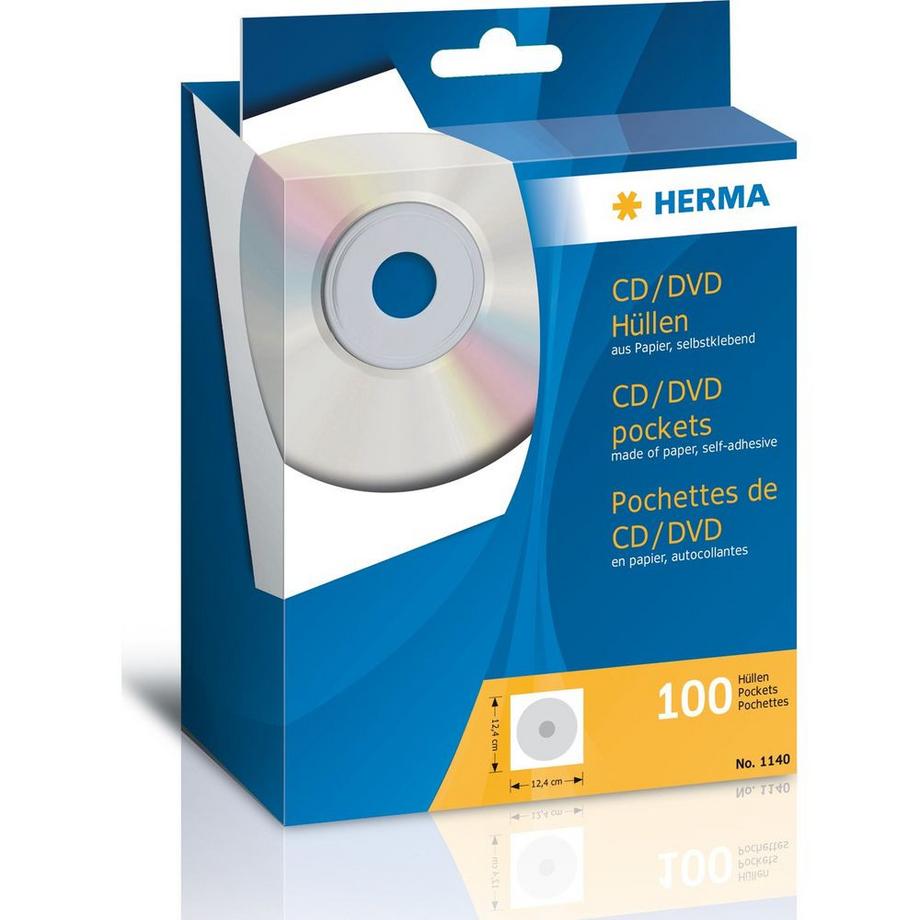HERMA  Hülle CD/DVD Hüllen aus Papier 