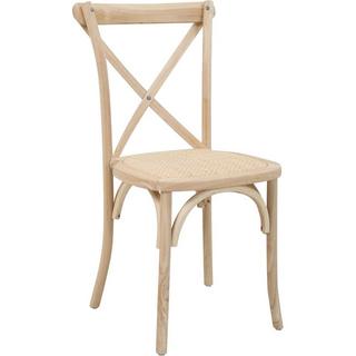 mutoni Chaise de salle à manger Jara naturel (lot de 2)  