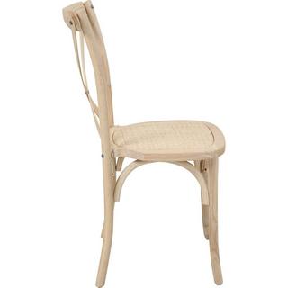 mutoni Chaise de salle à manger Jara naturel (lot de 2)  