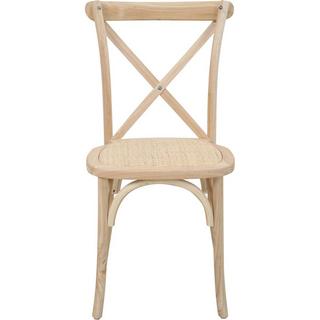 mutoni Chaise de salle à manger Jara naturel (lot de 2)  