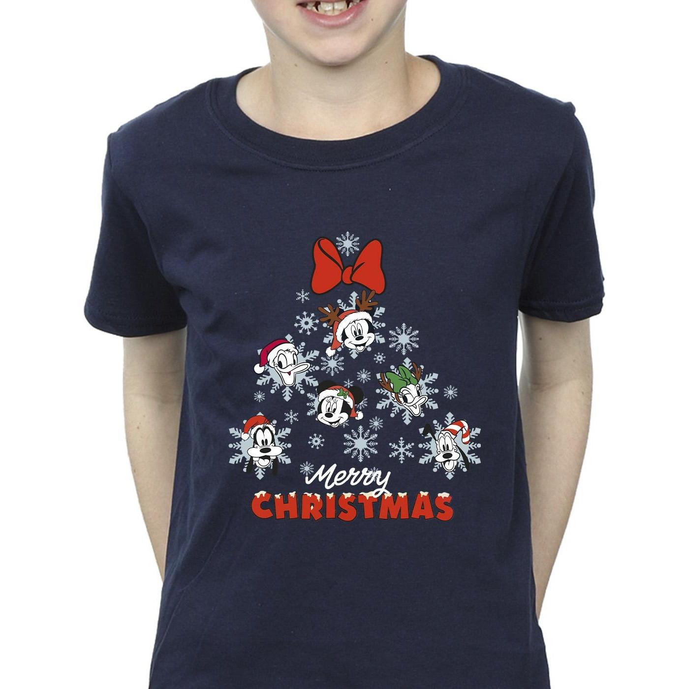 Disney  Tshirt MICKEY MOUSE AND FRIENDS CHRISTMAS TREE 
