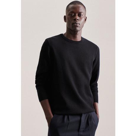 Seidensticker  Pullover Regular Fit Manche longue Uni 