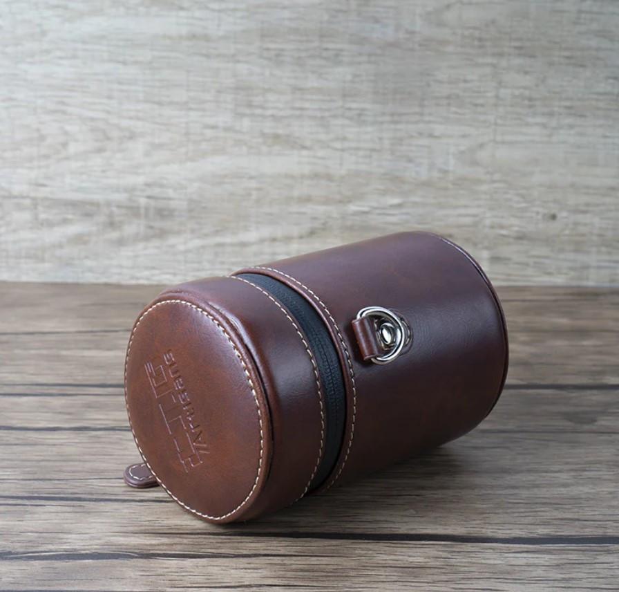 7ARTISANS  7Artisans Lens Case Marrone Flanella, Poliuretano Custodia a sacchetto 