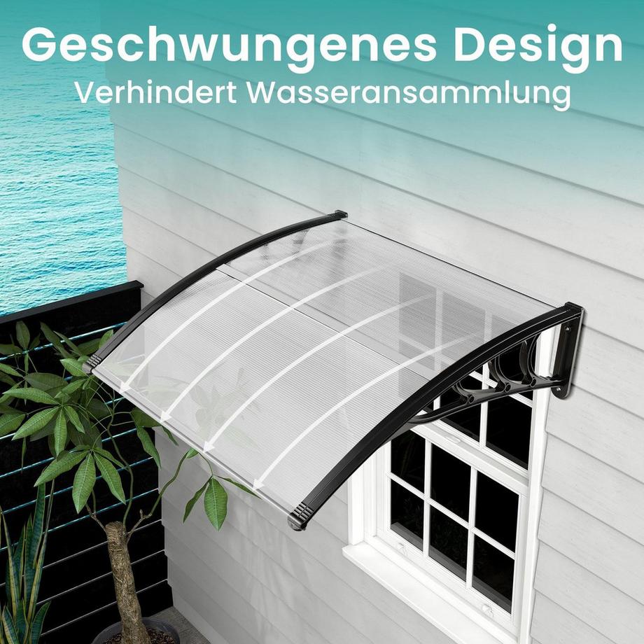 Northix Türvordach – Wetterbeständig  