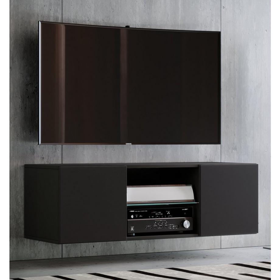 VCM TV Möbel | Wandboard | Lowboard hängend | Maße H. 40 x B. 95 oder 115 x T. 36 cm | Wandschrank - Jusa  