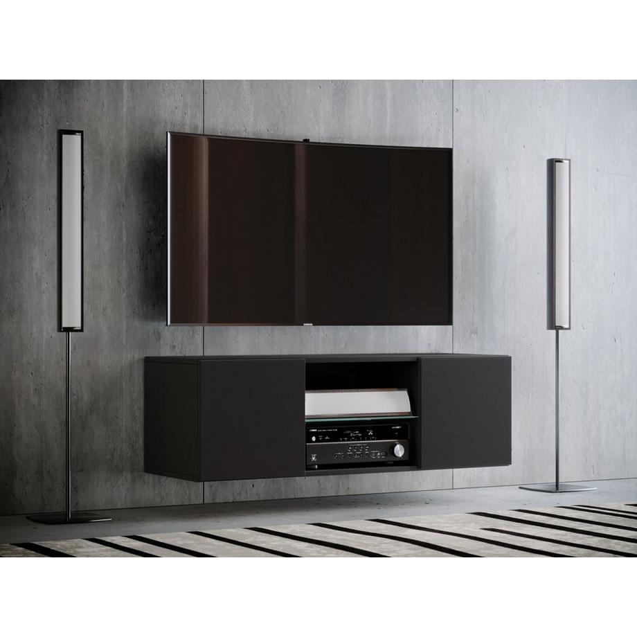 VCM TV Möbel | Wandboard | Lowboard hängend | Maße H. 40 x B. 95 oder 115 x T. 36 cm | Wandschrank - Jusa  