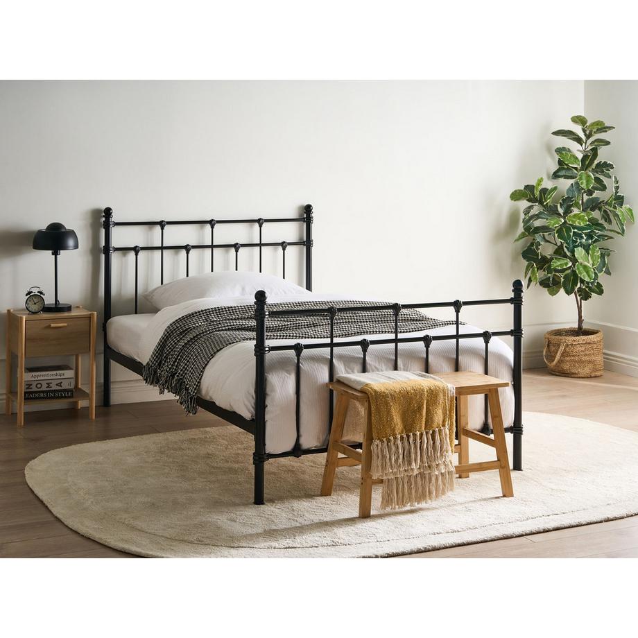 Beliani Letto en Acciaio  LYNX  