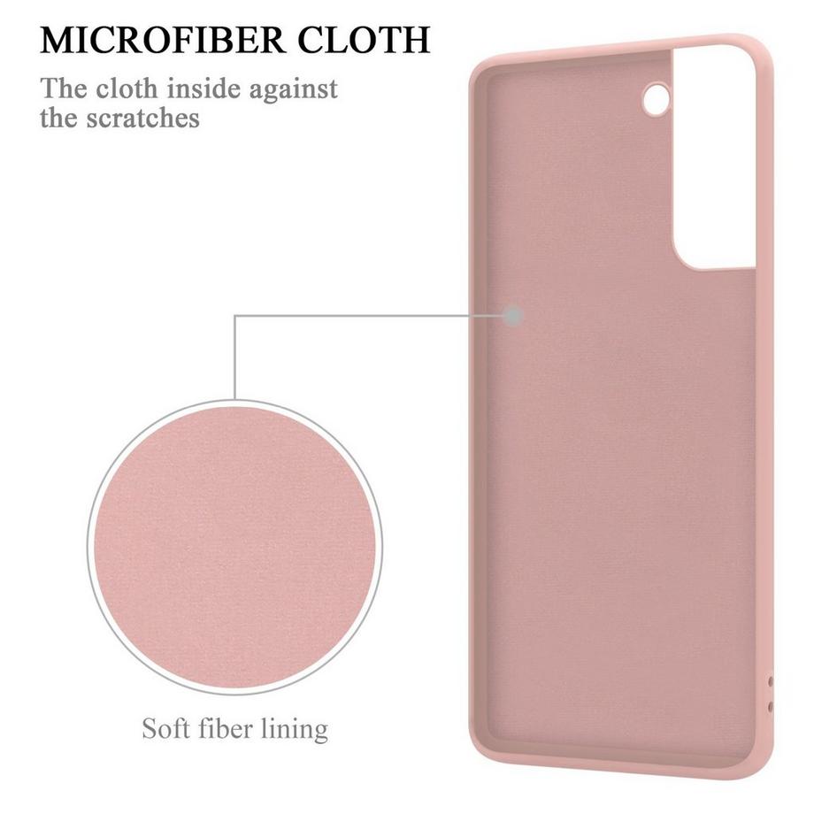 Cadorabo  Hülle für Samsung Galaxy S22 TPU Silikon mit Ring Liquid 