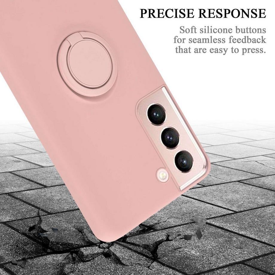 Cadorabo  Hülle für Samsung Galaxy S22 TPU Silikon mit Ring Liquid 