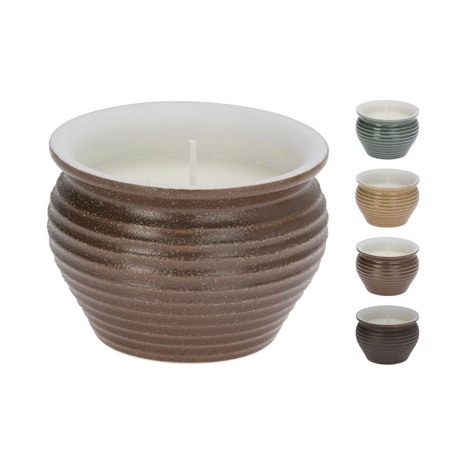 FS-STAR  Bougie à la citronnelle 4 couleurs assorties 