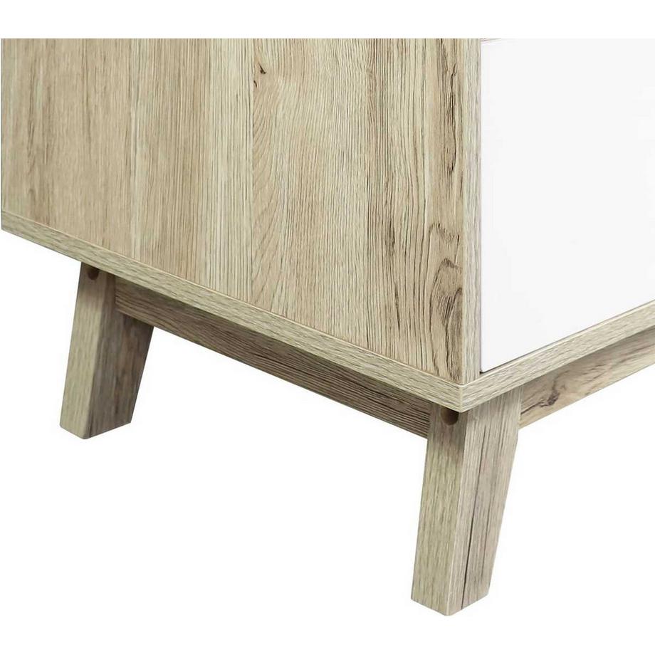 mutoni Kommode Morino weiss 80x118  