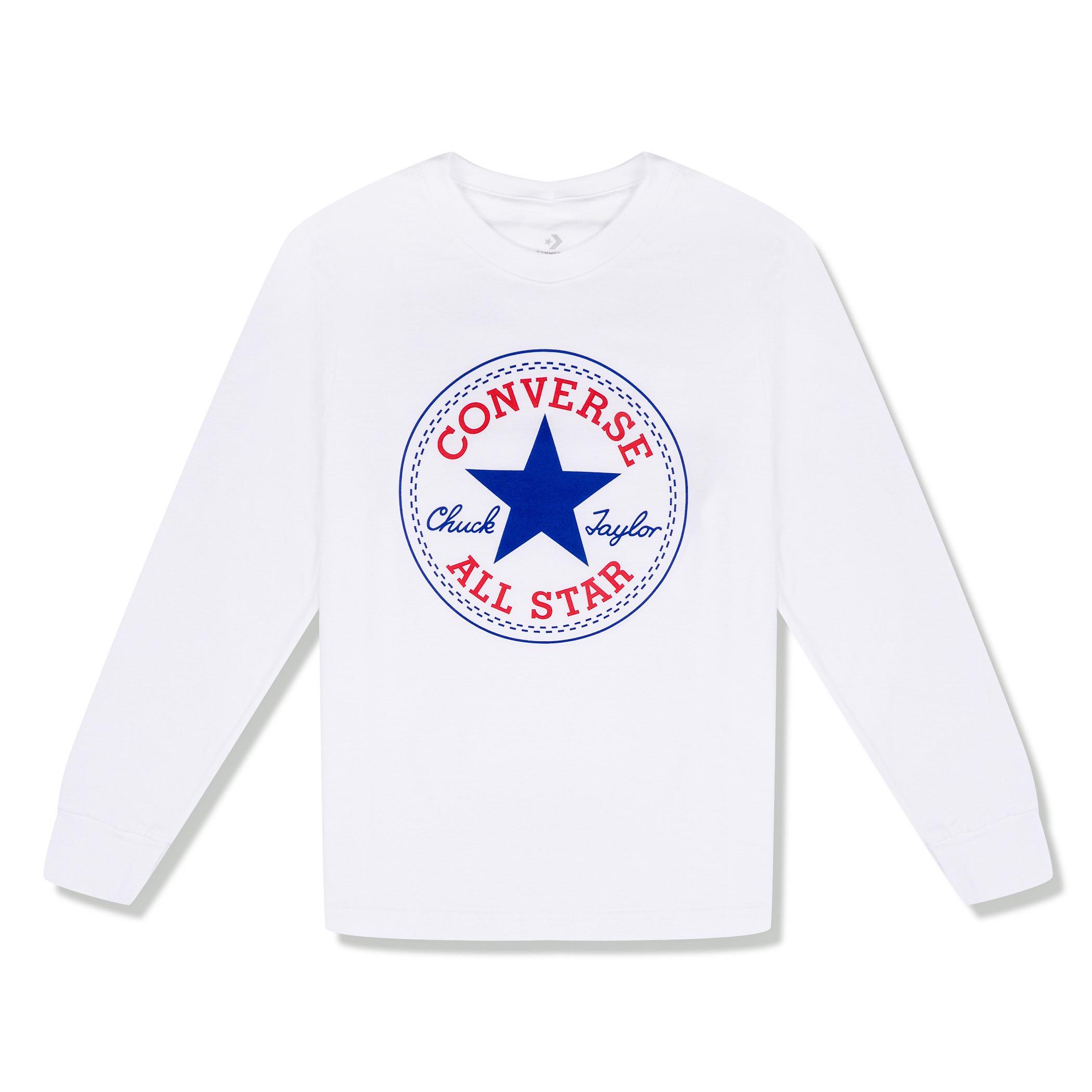 CONVERSE  langarmshirt kind chuck patch 