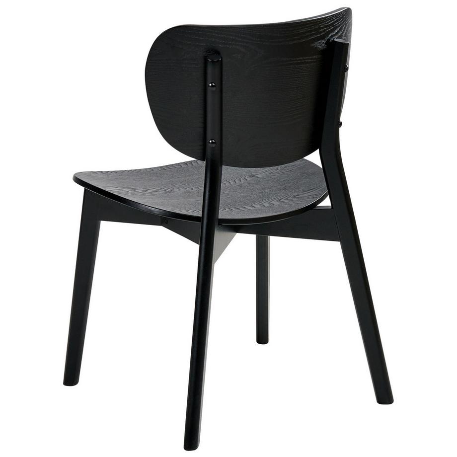 Beliani Lot de 2 chaises de salle à manger en Bois d\'hévéa Scandinave OVERLY  