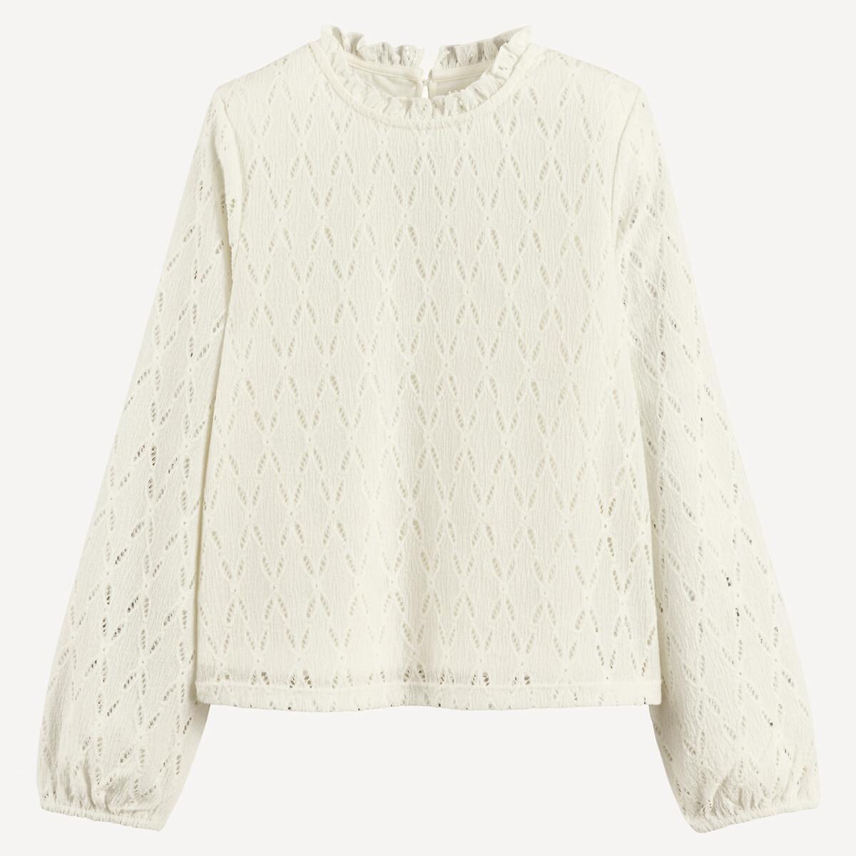 La Redoute Collections  Shirt mit Lochmuster 