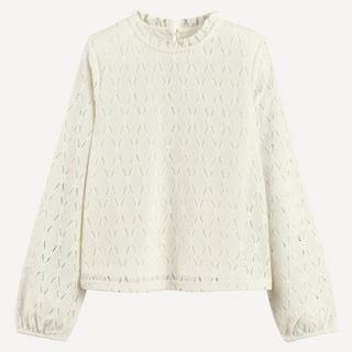 La Redoute Collections  Shirt mit Lochmuster 