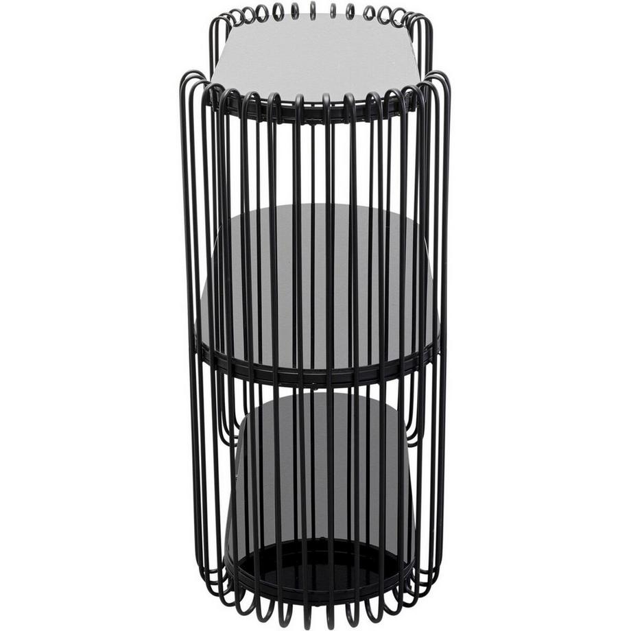 KARE Design Console Wire noir 81x78  