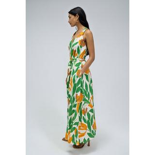 Salsa  Kleider Floral Print A-Line Dress 