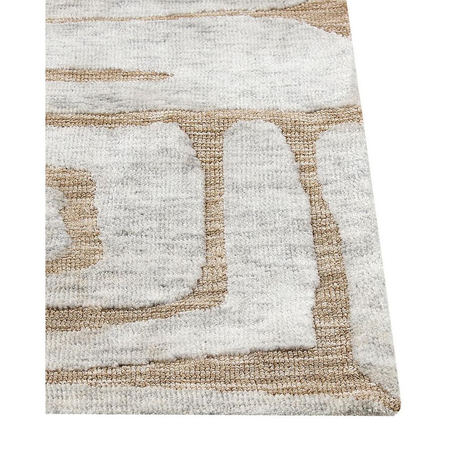 Beliani Tappeto en Lana Moderno MANDAI  