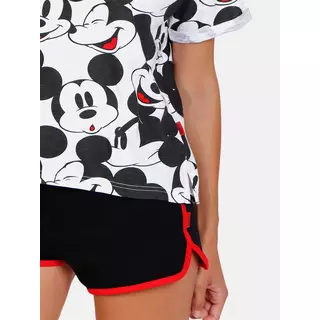 Admas  Pyjama short t-shirt Mickey Heads Disney Blanc