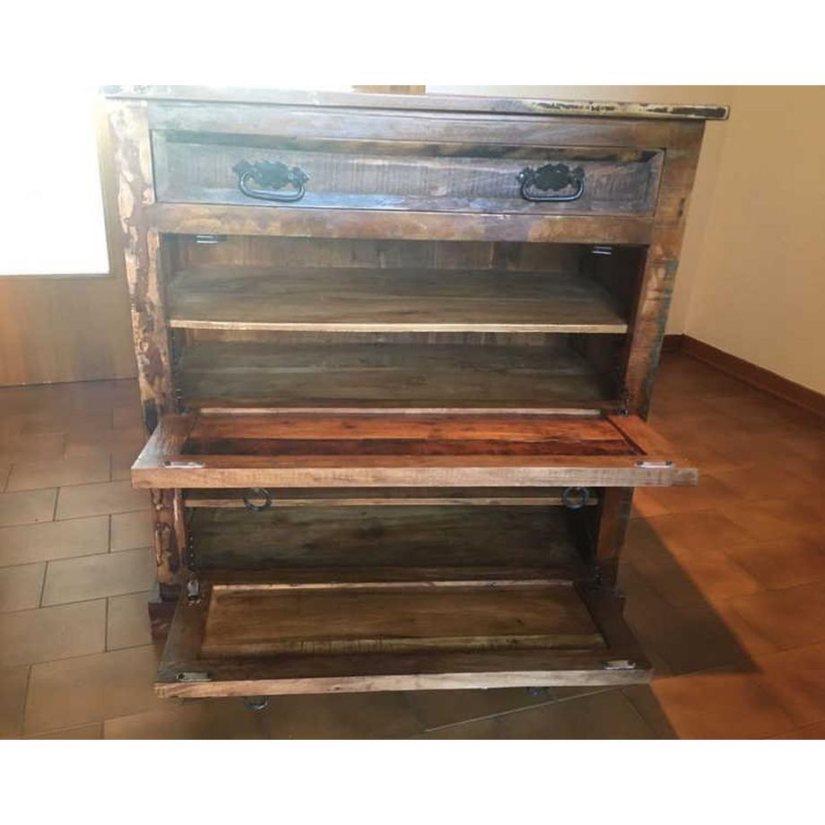 mutoni Schuhschrank River bunt  