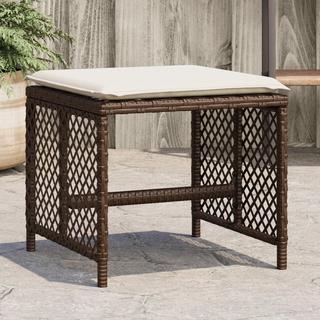 VidaXL  Gartenhocker poly-rattan 