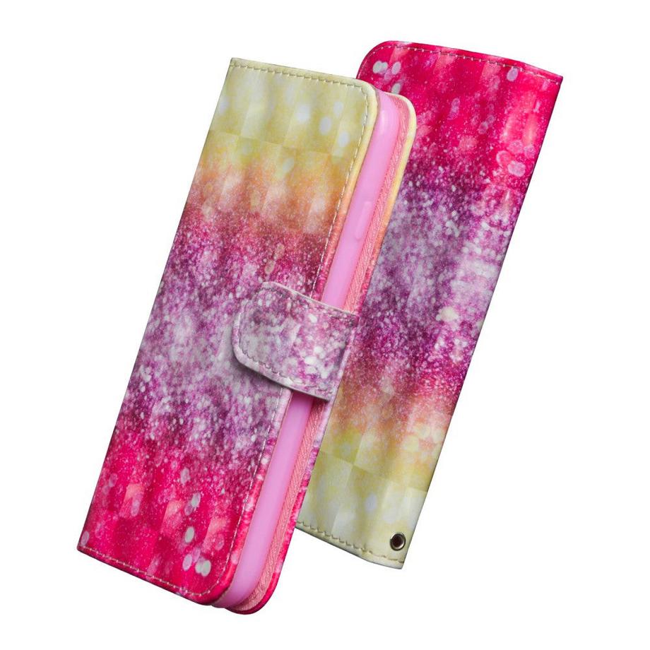 Cover-Discount  Xiaomi Mi Note 10 / 10 Pro - Etui papillons effet paillettes bleu 