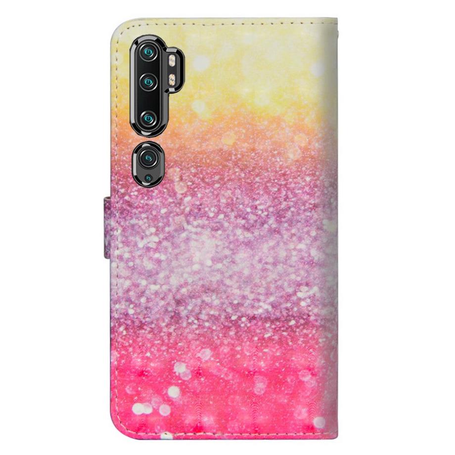 Cover-Discount  Xiaomi Mi Note 10 / 10 Pro - Etui papillons effet paillettes bleu 