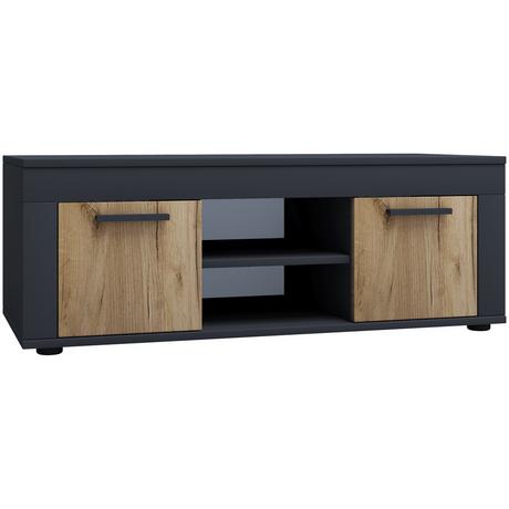 VCM Meuble TV en bois Lowboard Meuble TV Table Console Table TV Largeur 102 cm Usilo L  