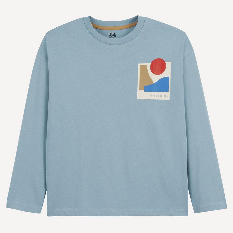 La Redoute Collections  Bedrucktes Oversize-Langarmshirt 