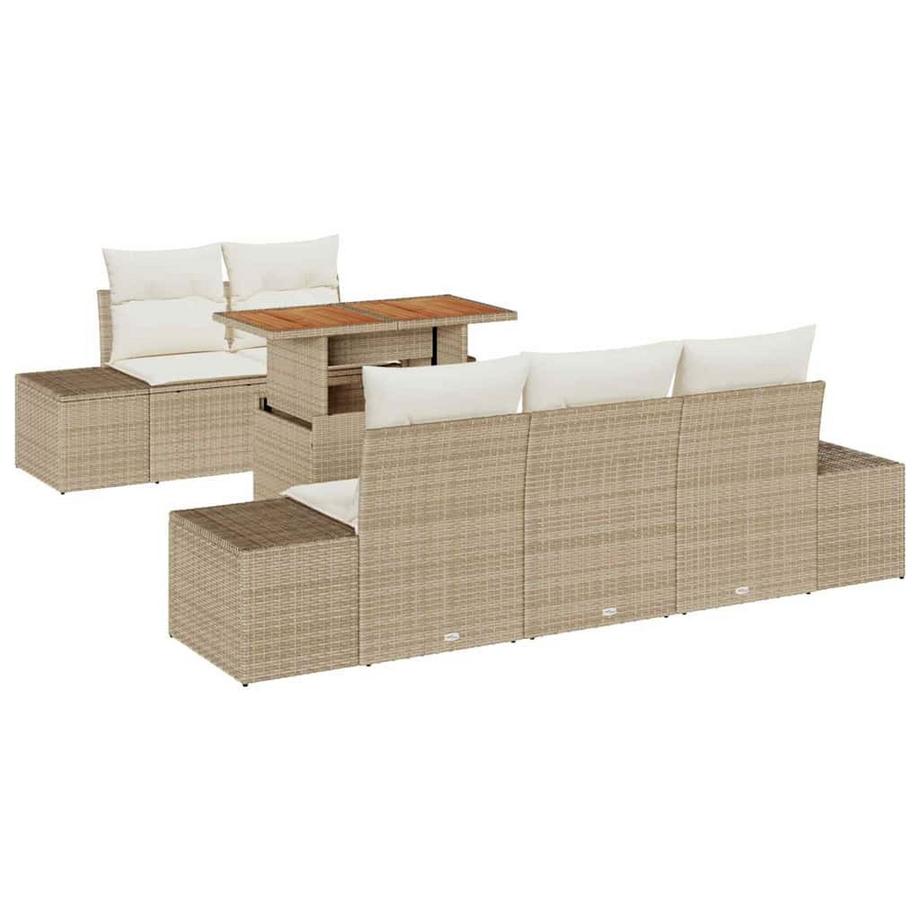 Garten-sofa-set poly-rattan