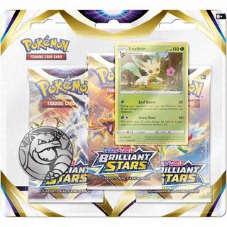 Pokémon  Sword & Shield Brilliant Stars Leafeon Collection Blister - EN 