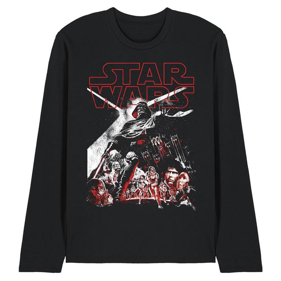 Empire Maglietta Darth Vader Manica Lunga