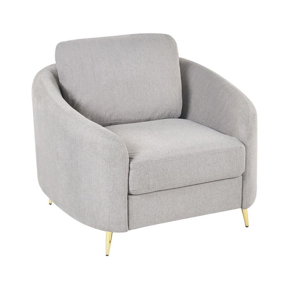 Beliani Fauteuil en Tissu Traditionnel TROSA  