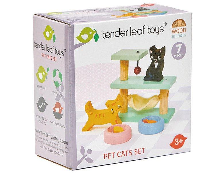 Tender Leaf Toys  Puppenhaus Katzen 