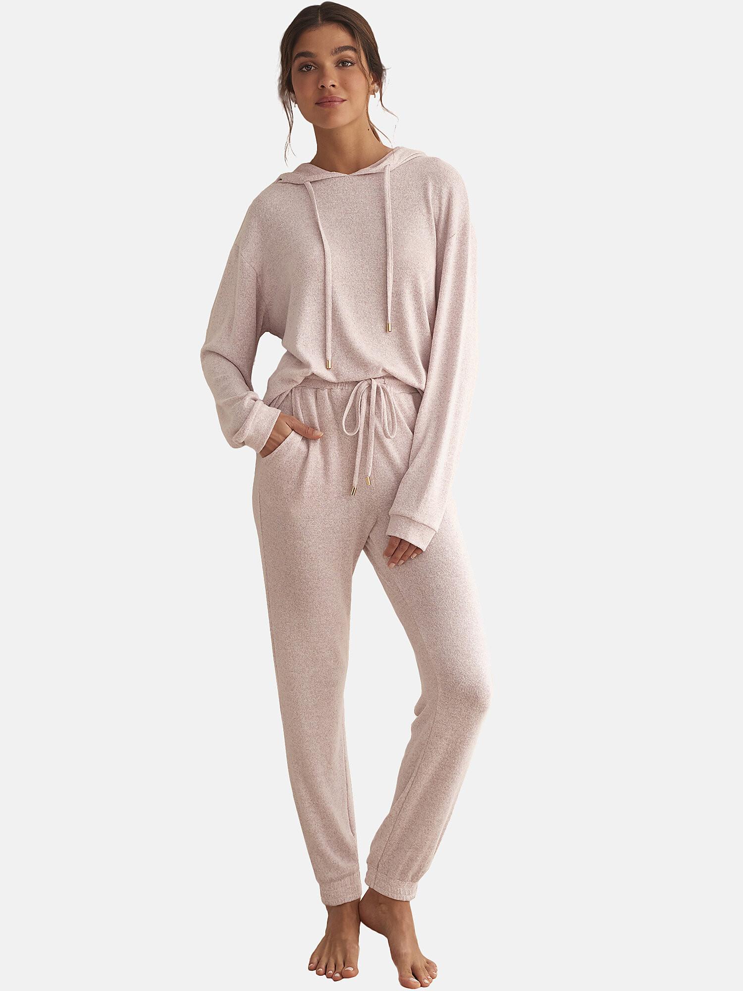 Selmark  Tenue détente et intérieur pyjama pantalon sweat capuche BASIC P82 