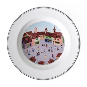 Assiette creuse Village Design Naif