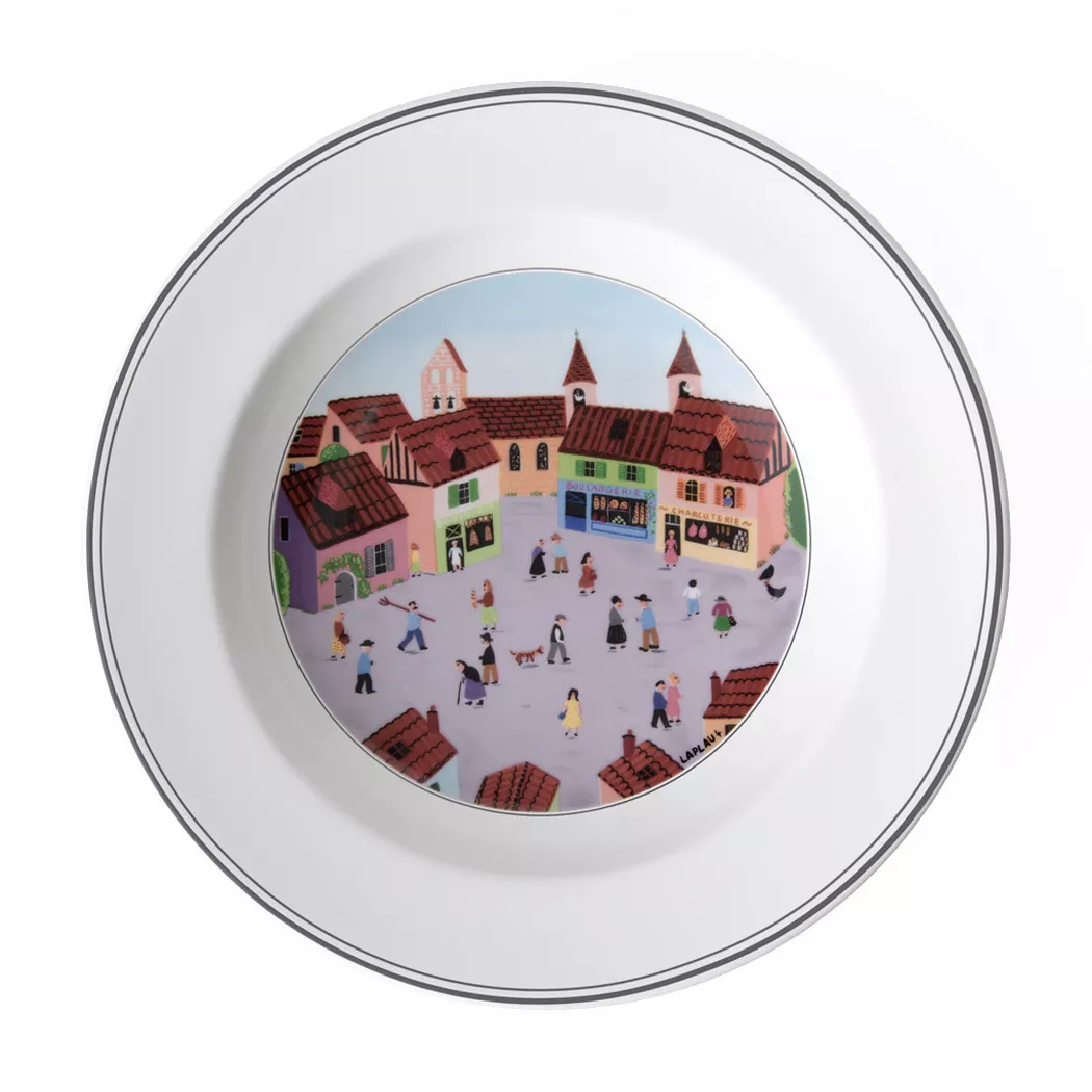 Design Naif Village Tiefer Teller 21 cm